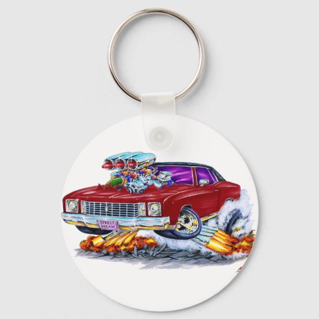 1972 Monte Carlo Maronbil Nyckelring (Framsida)