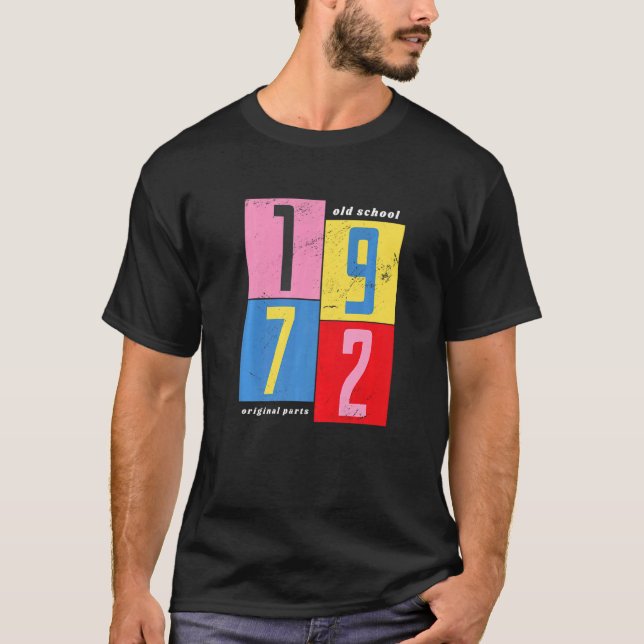 1972 Originaldelar Old school T Shirt (Framsida)