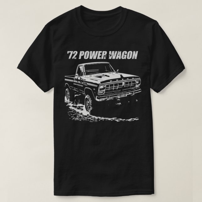 1972 Power Wagon Graphic T Shirt (Design framsida)