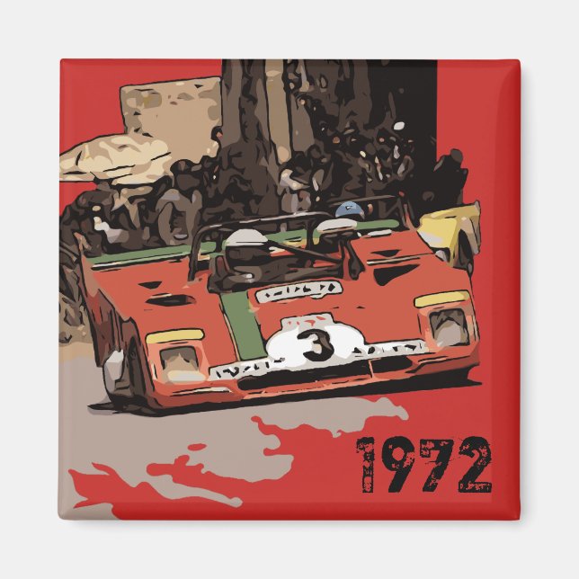 1972 TÄVLA MAGNET (Framsidan)