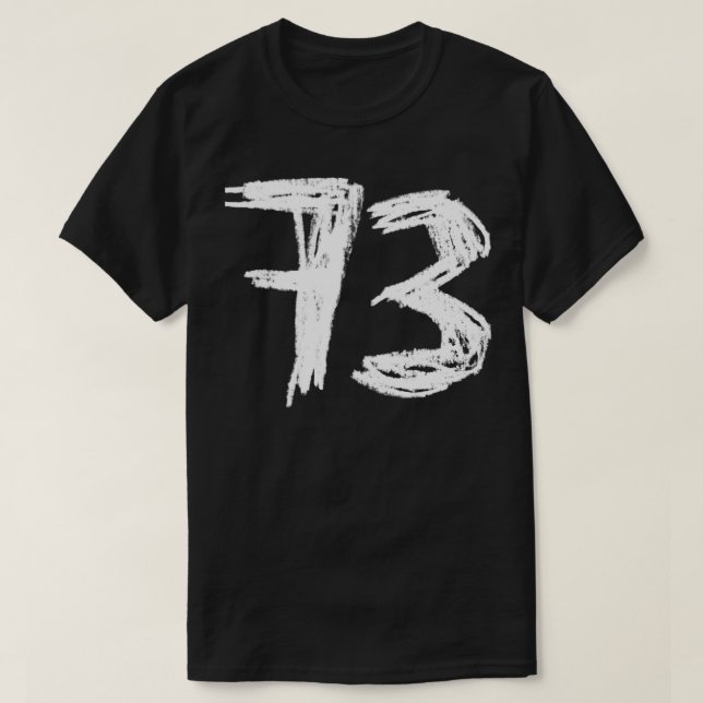 1973 73 T SHIRT (Design framsida)