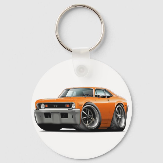 1973-74 Nova Orange Car Nyckelring (Framsida)