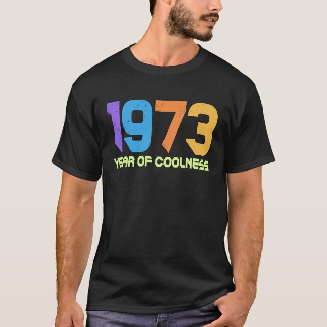 1973 Årets födelsedag 1 T Shirt (Framsida)