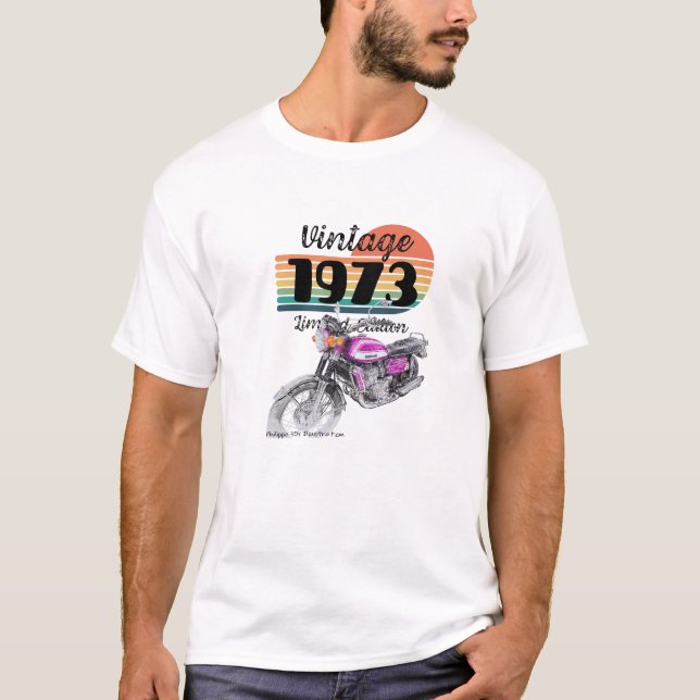 1973 bike t shirt (Framsida)