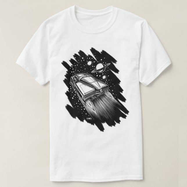 1973 Buick Riviera Boattail Rocket Riviera T Shirt (Design framsida)