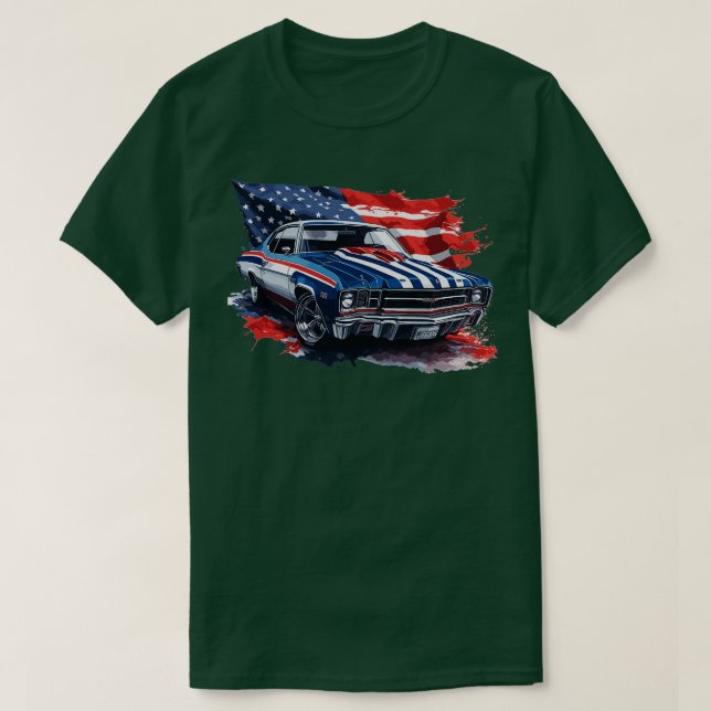 1973 Chevrolet Chevelle T Shirt (Design framsida)