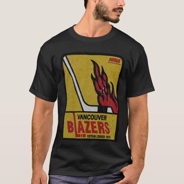 1973 ETABLERADE VANCOUVER BLAZERS T SHIRT (Framsida)