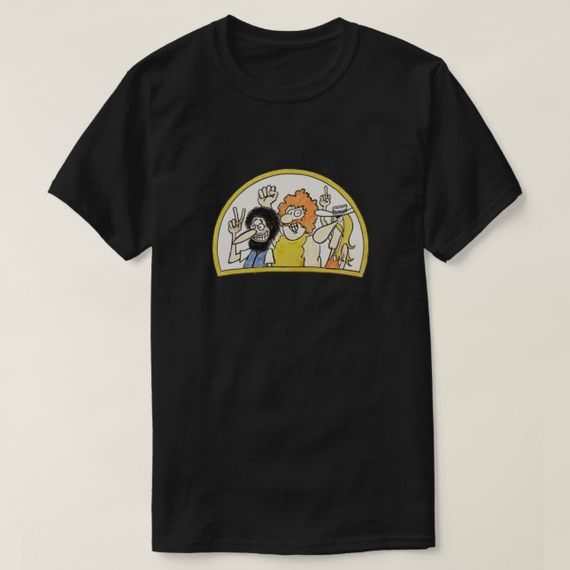 1973 FABULÖS FREAK BROTHERS SKETCH Classic HÅRIG T Shirt (Design framsida)
