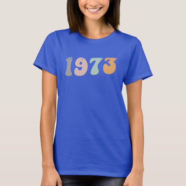 1973 Feminist Pro Roe V Wade Högers Choice T Shirt (Framsida)