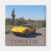 1973 Gult Corvette Stingray C3 Classic Car