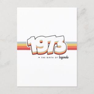 1973 Legender föds Vykort