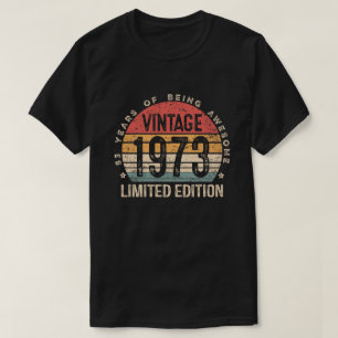 1973 Limited Edition 53-årsdag Vintage 53 År T Shirt