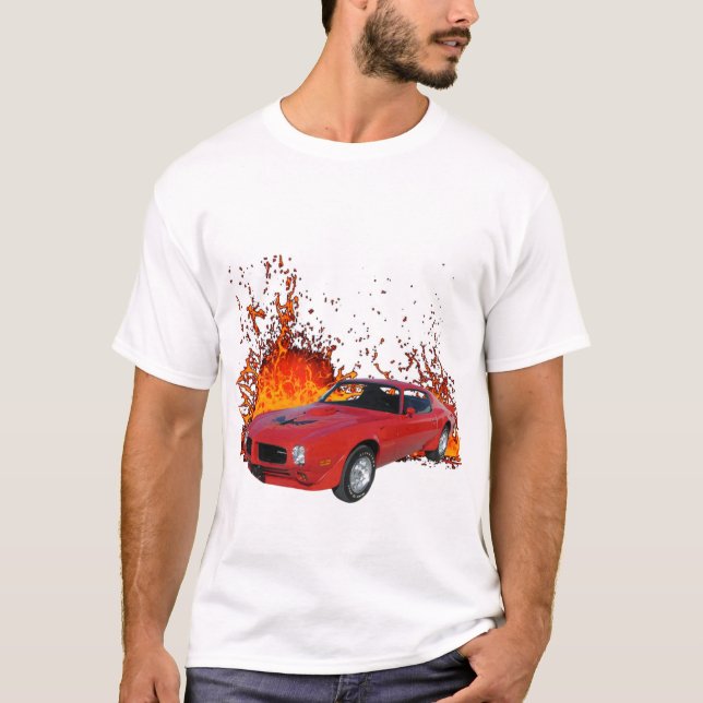 1973 Pontiac Firebird Trans AM T Shirt (Framsida)