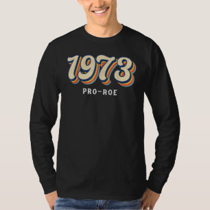 1973 Pro Choice Pro Roe V Abortion Feministiska kv T Shirt