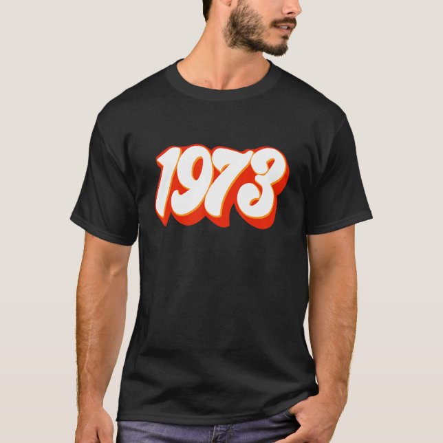 1973 Pro Choice Pro Roe V Feministiska kvinnors Hö T Shirt (Framsida)
