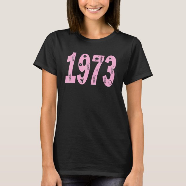 1973 Pro Choice Women Högers T Shirt (Framsida)