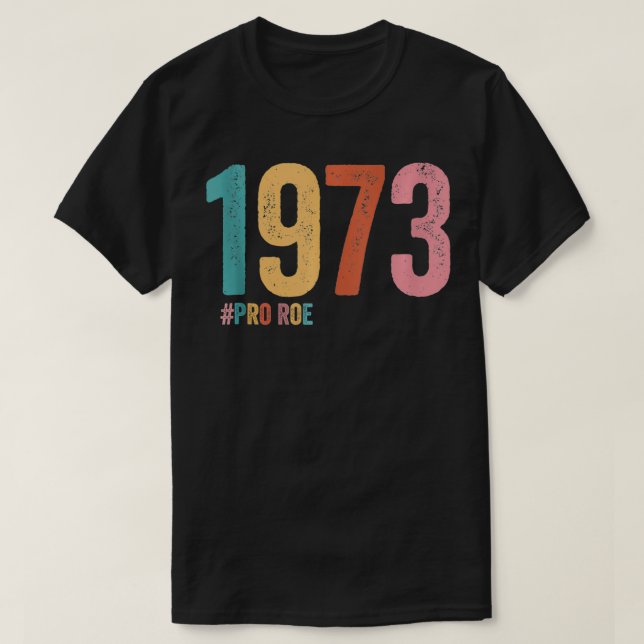 1973 Pro Roe Tank Top T Shirt (Design framsida)