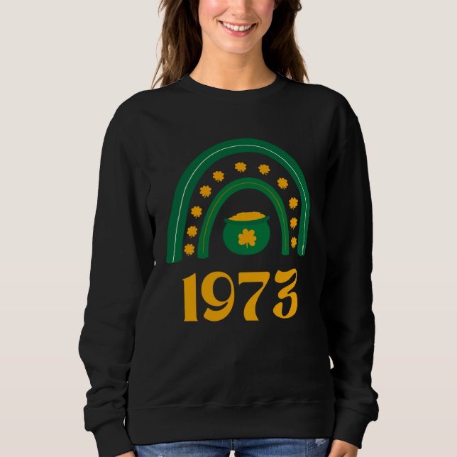1973 Pro Val St Patrick's Day Irländsk Shamrock-fe T Shirt (Framsida)