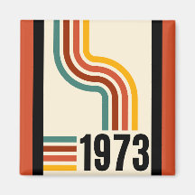 1973 Retro Rand Vintage 50:e födelsedagen
