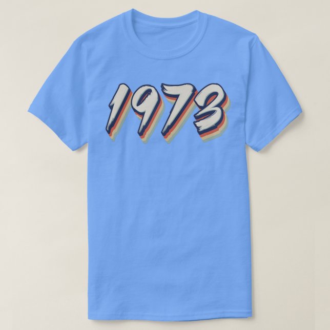 1973 Retro-Vintage T Shirt (Design framsida)