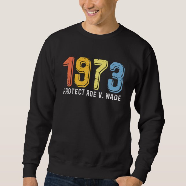 1973 Skydda Roe V Wade Women Proud Lång Ärmad Tröja (Framsida)