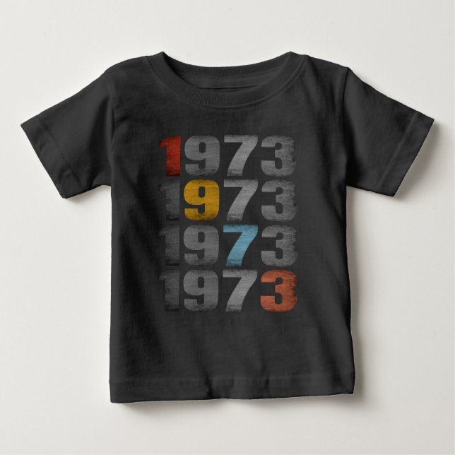 1973 VINTAGE GIFT T SHIRT (Framsida)