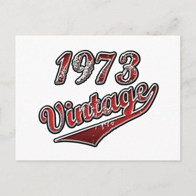 1973 Vintage Vykort (Framsida)