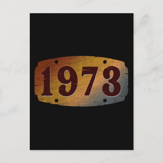 1973 VINTAGE VYKORT (Framsida)