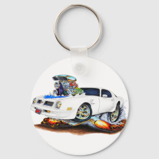 1974-76 Trans am White-Blue-bil Nyckelring