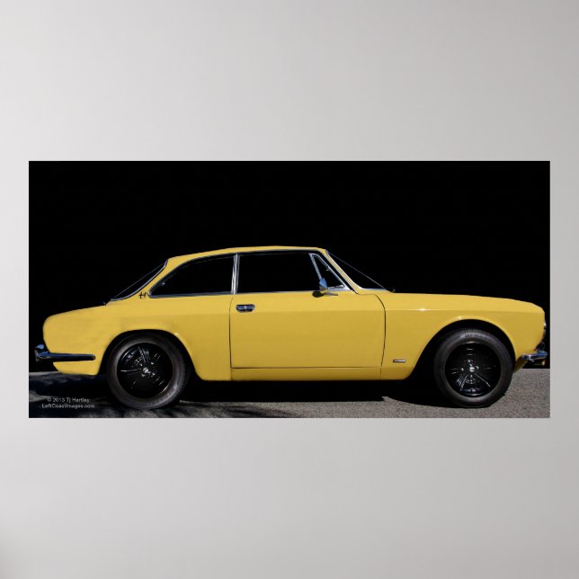 1974 Alfa Romeo 2000 GTV iNiEZiONE Poster (Framsidan)