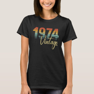 1974 Alla originalreservdelars B-dagars återställa T Shirt
