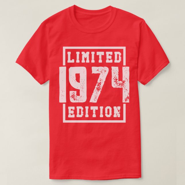 1974 års Begränsada utgåva T Shirt (Design framsida)
