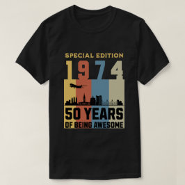 1974 års Speciell utgåva 50 år av Fantastisk T Shirt