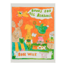 1974 Barns Bok-vecka Poster