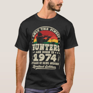 1974 föddes jägare på finaste Hjort, 49:e T Shirt