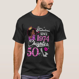 1974 ger 50-årig Vintage vid 50:e födseln T Shirt