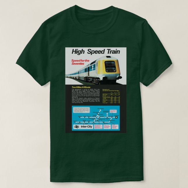 1974 HST-introduktion Poster T Shirt (Design framsida)