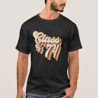 1974 Klass Reunion Retro-klass i 74 High School G T Shirt