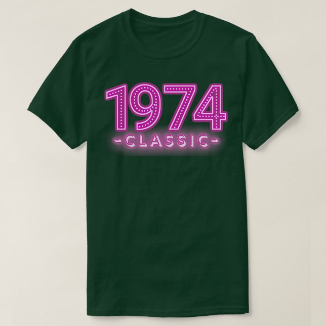 1974 KLASSIC 1 T SHIRT (Design framsida)
