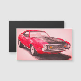 1974 Red Javelin Magnet