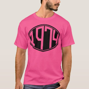 1974 Retro Hipster Birthday T Shirt