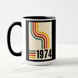 1974 Retro Vintage affisch-kaffe Mugg