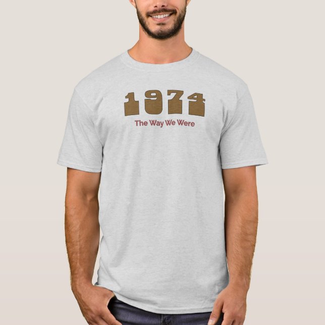 1974 Toppsång, The Way We Were T Shirt (Framsida)