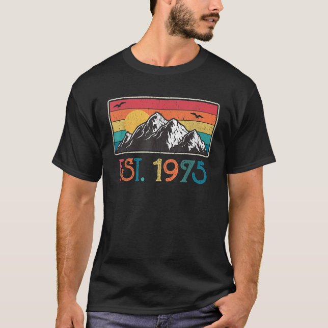 1975 50 års ålder i Fantastisk 1975 T Shirt (Framsida)