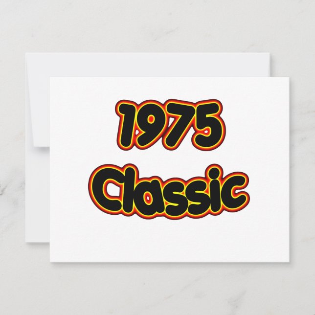 1975 Classic Kort (Framsida)