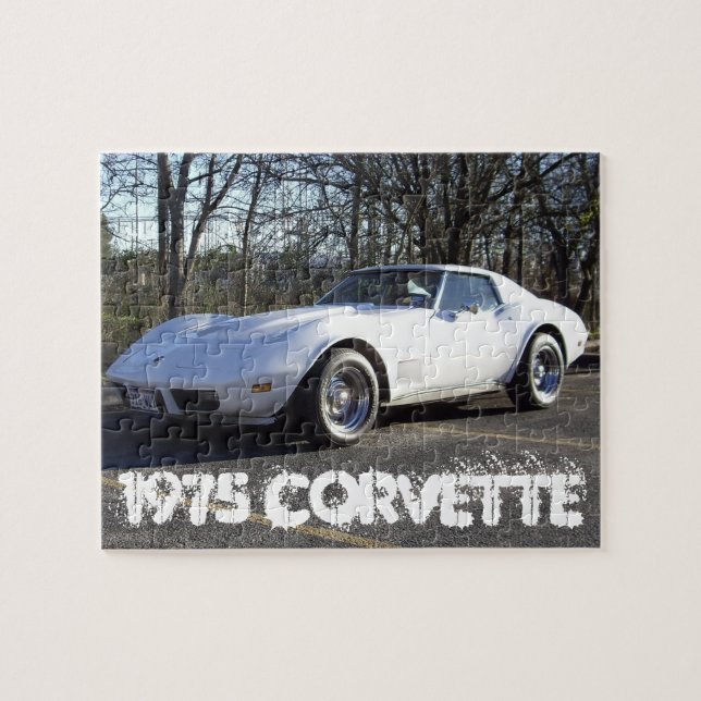 1975 Corvette Stingray Puzzle Pussel (Horisontell)