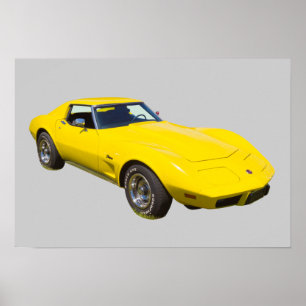 1975 Corvette Stingray-sportbil Poster
