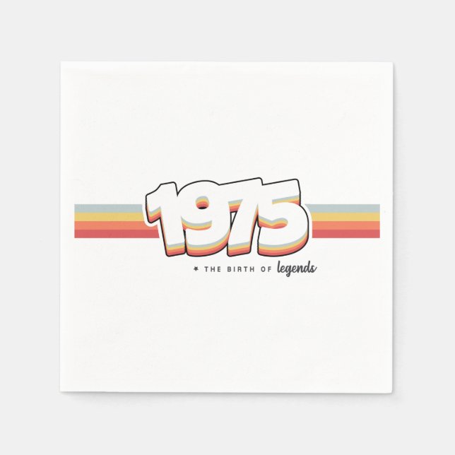 1975 Förklaringarnas födelse Pappersservett (Framsidan)