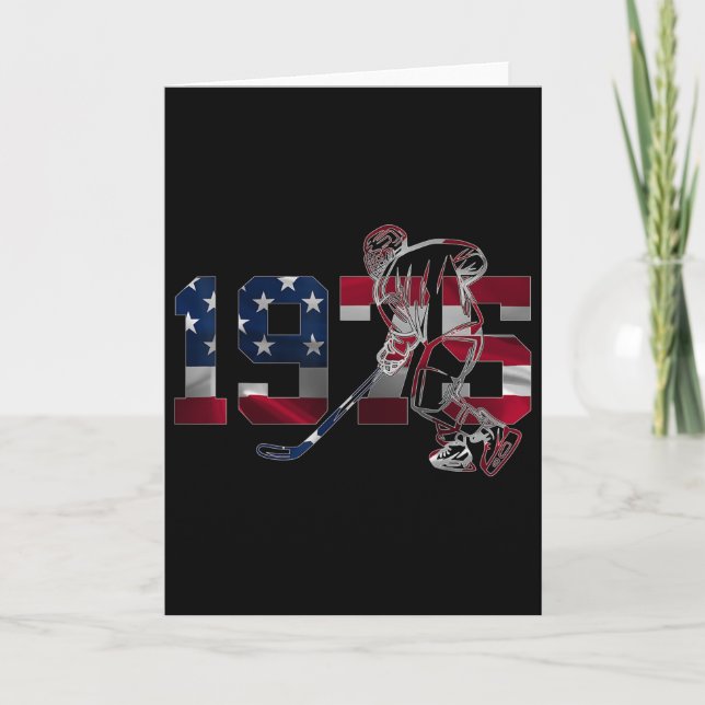 1975 Ishockey 50-årsjubileum  Kort (Framsida)