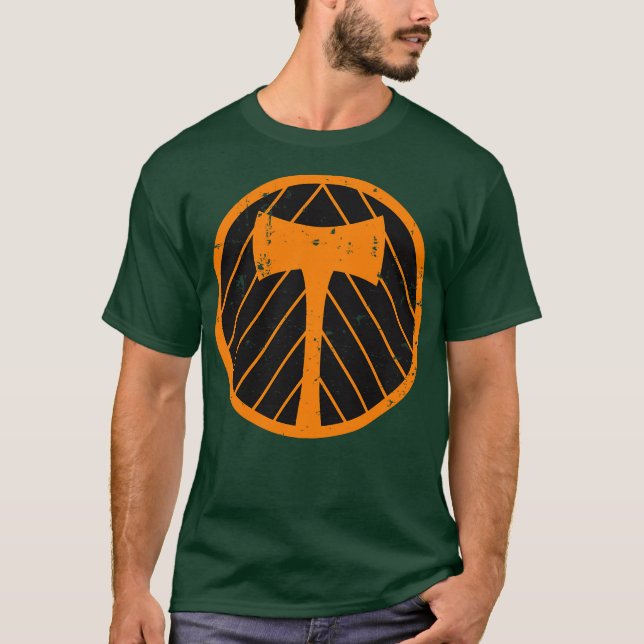 1975 Porland Timbers Vintage Ocer T Shirt (Framsida)